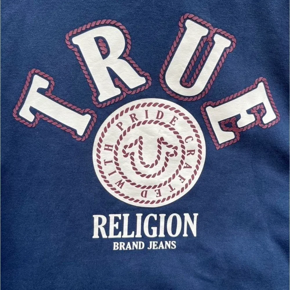 True Religion Navy Blue Hoodie